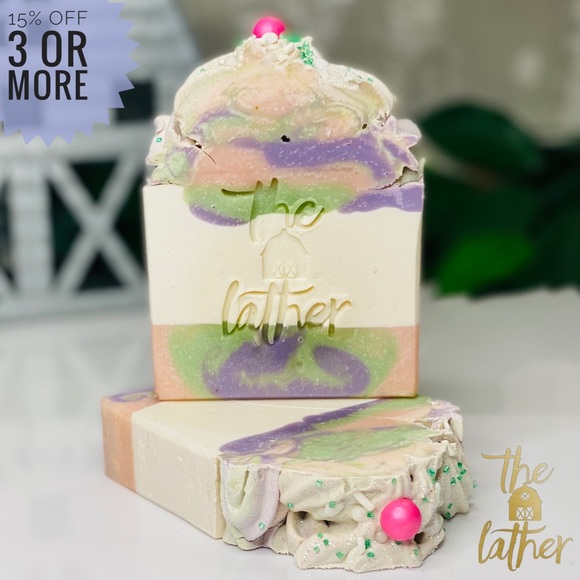 THE LATHER BARN Other - 🌺🌸Sweet Pea & Lavender Goat Milk & Cream Lather